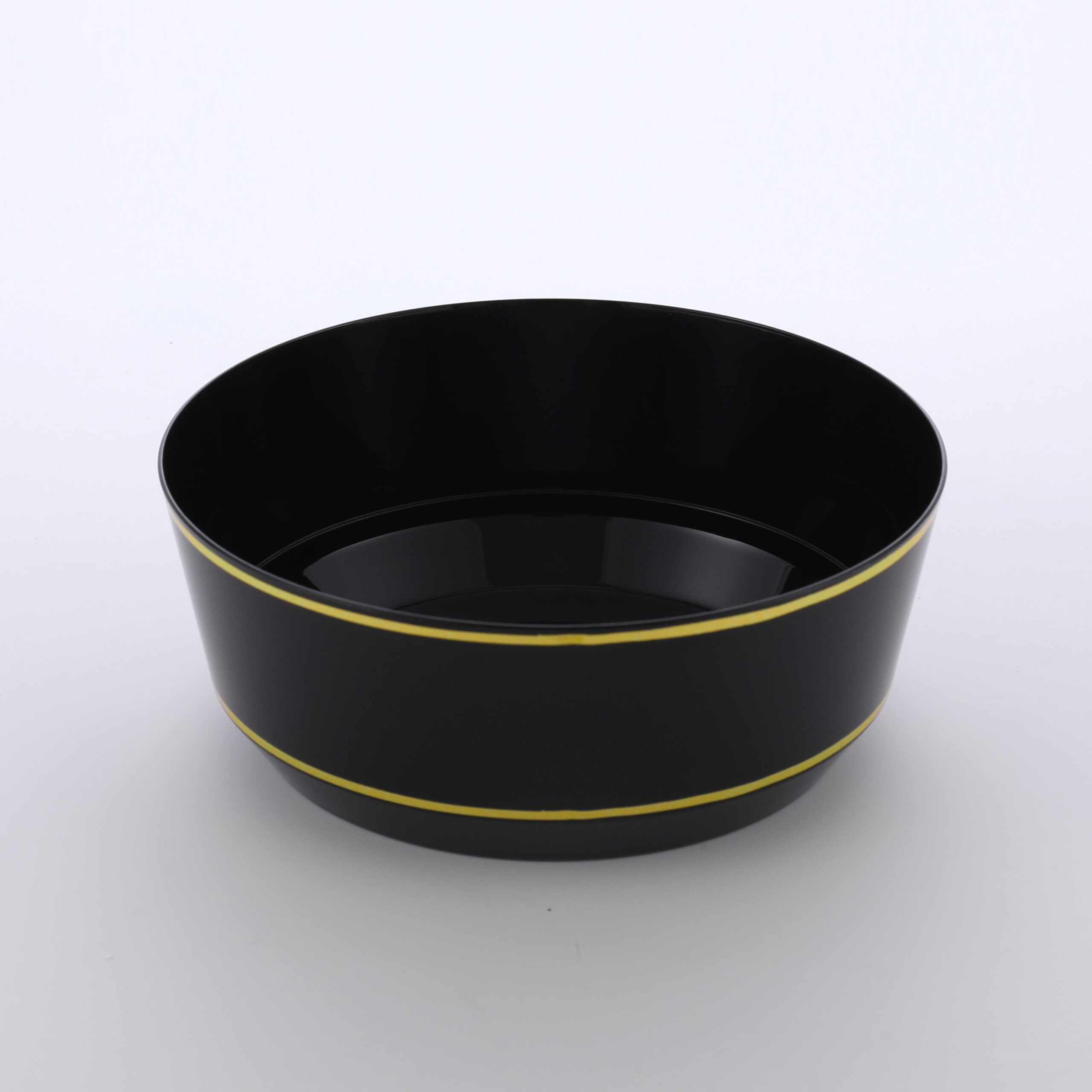 Hot Stamping Bowl Black with Gold Edge RSB 14