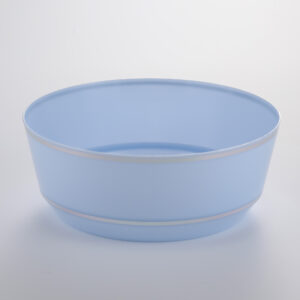 Hot Stamping Bowl Blue with Silver Edge RSB 14