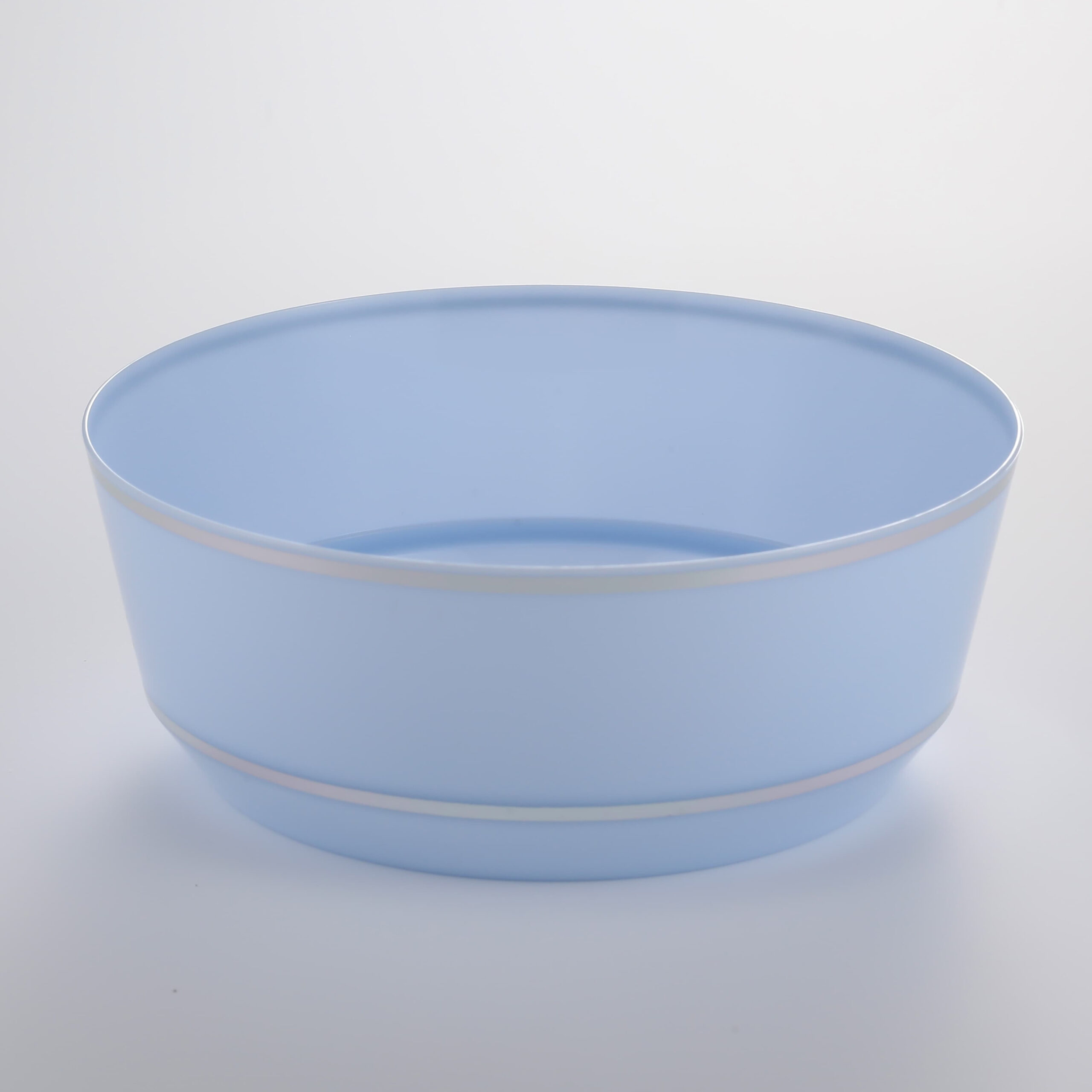 Hot Stamping Bowl Blue with Silver Edge RSB 14