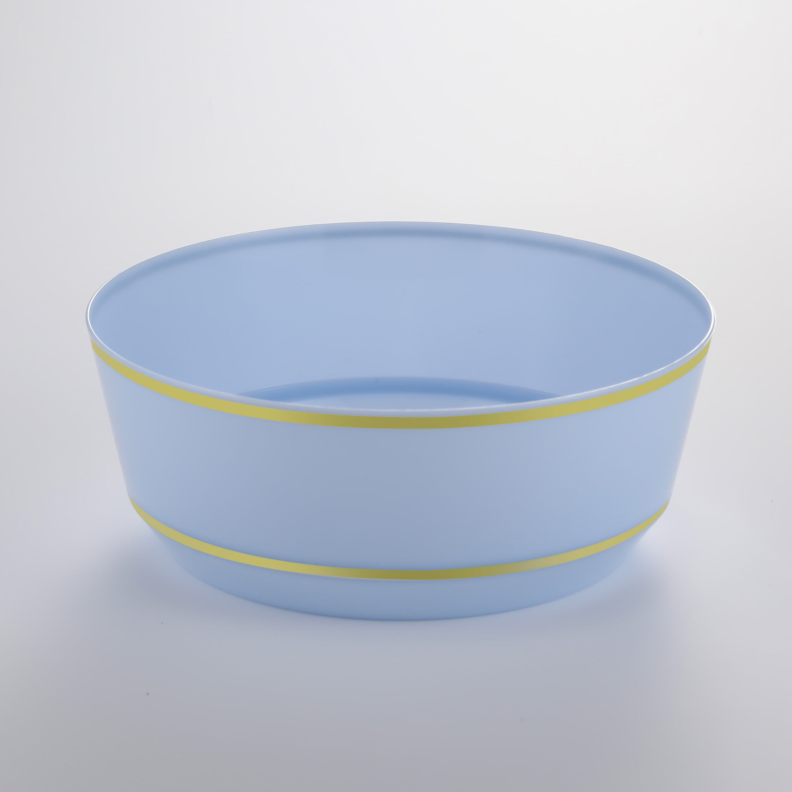 Hot Stamping Bowl Blue with Gold Edge RSB 14