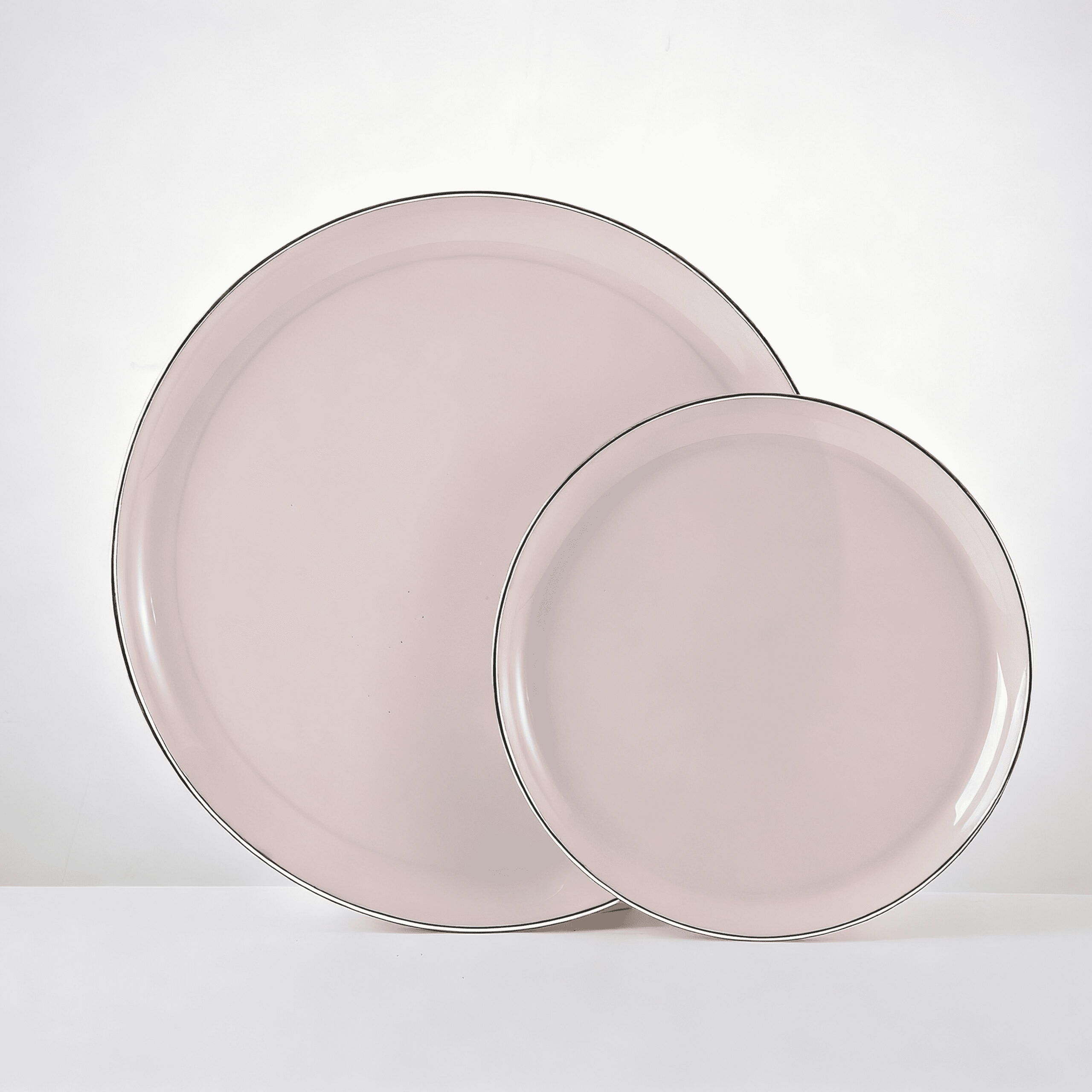 Hot Stamping Deep Edge Plate Linen with Silver RD75/RD10