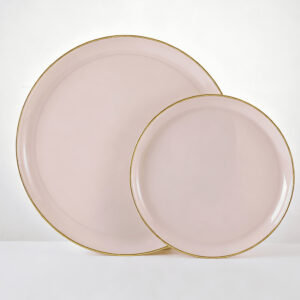 Hot Stamping Deep Edge Plate Linen with Gold RD75/RD10