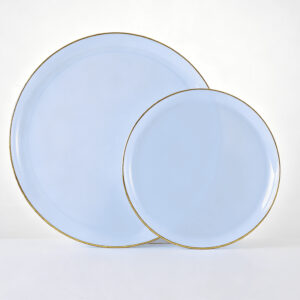 Hot Stamping Deep Edge Plate Blue with Gold RD75/RD10