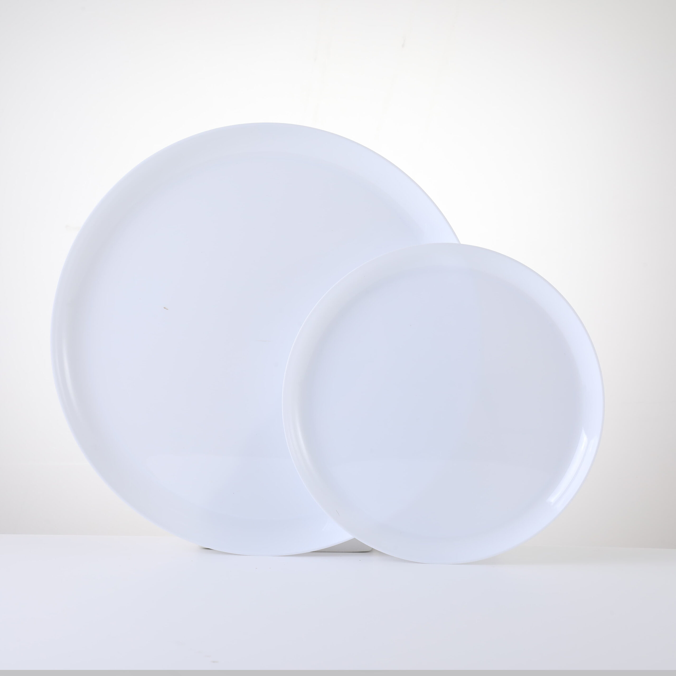 White Deep Edge Plates RD75/RD10