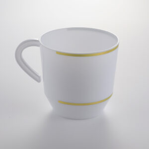 White With Gold Coffee Cup JC125