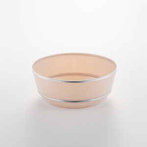 Hot Stamping Bowl Linen with Silver Edge RSB 08