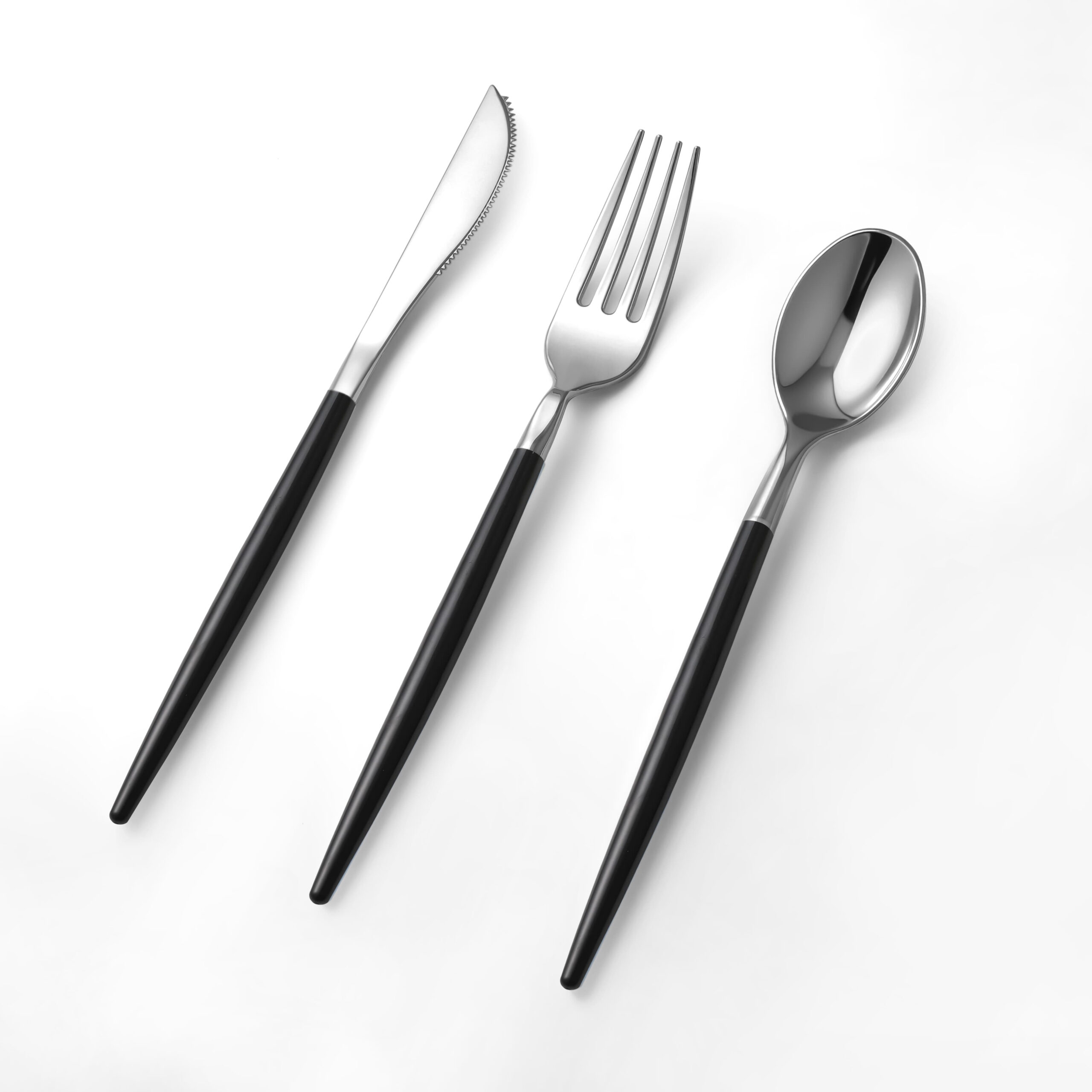 Black•Silver Cutlery YD1001/YD1002/YD1003