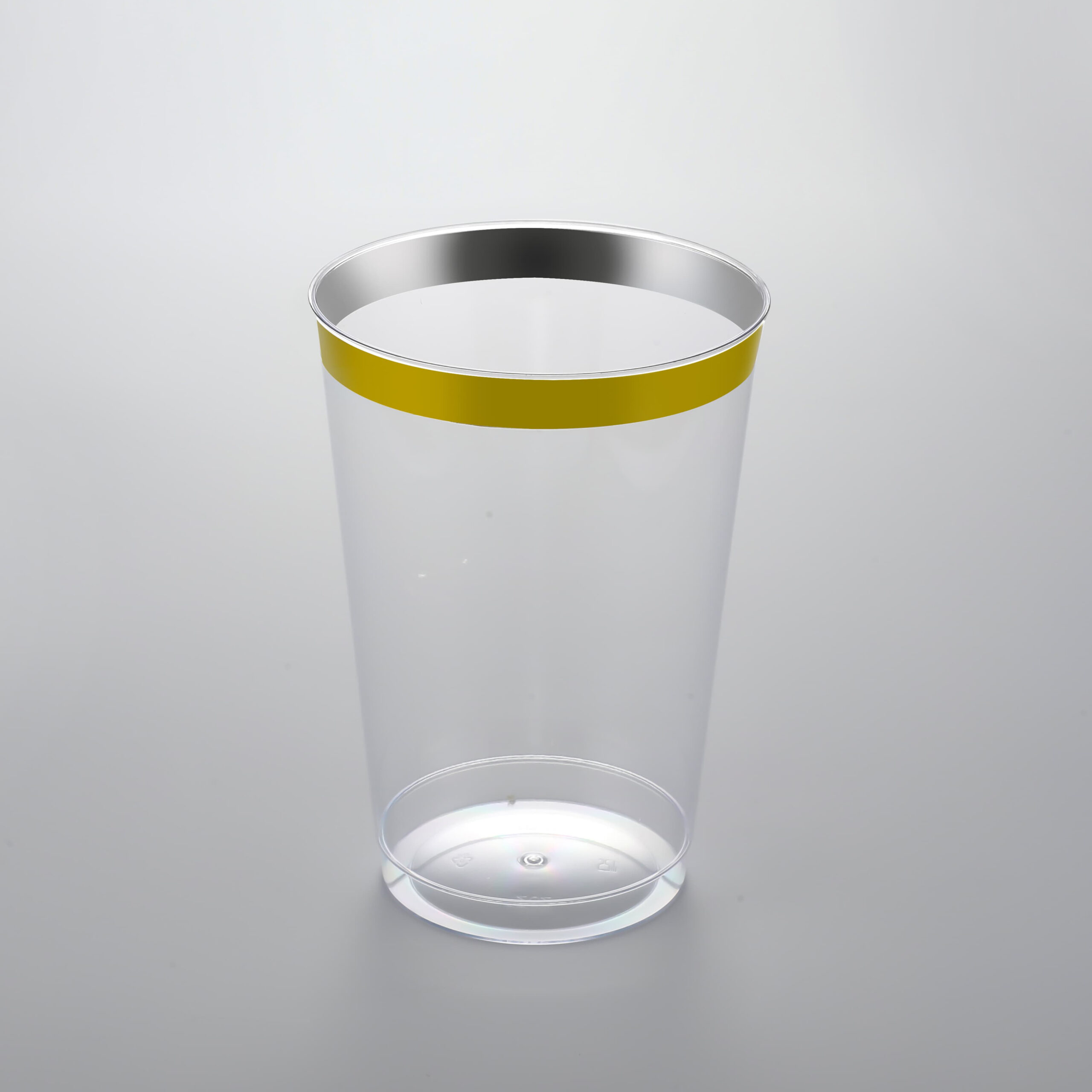 Clear Cup With Gold Edge CN14