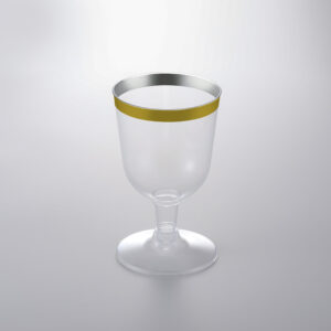 Clear Cup With Gold Edge WG06(Detachable)