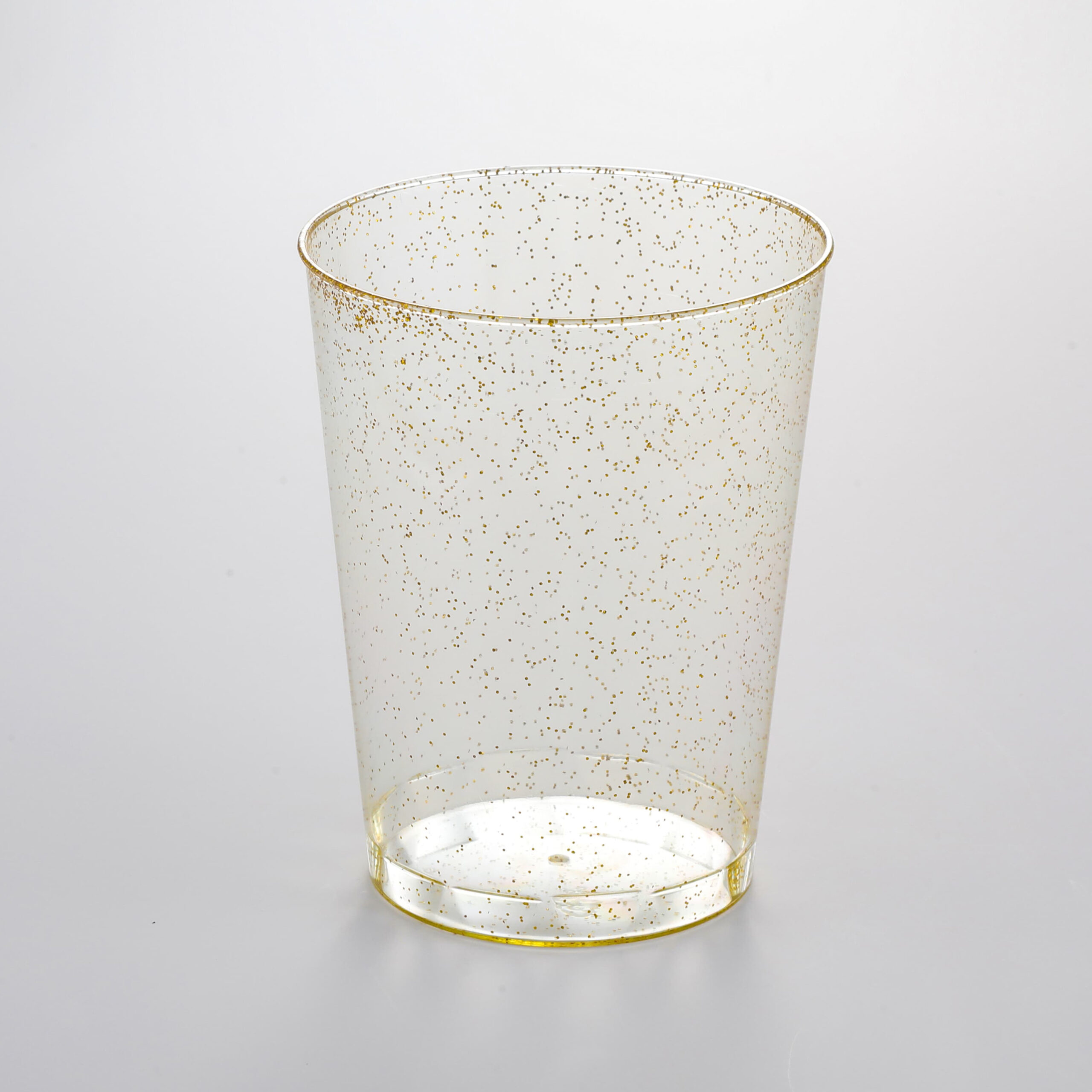 Clear Gold Glitter Cup CN10