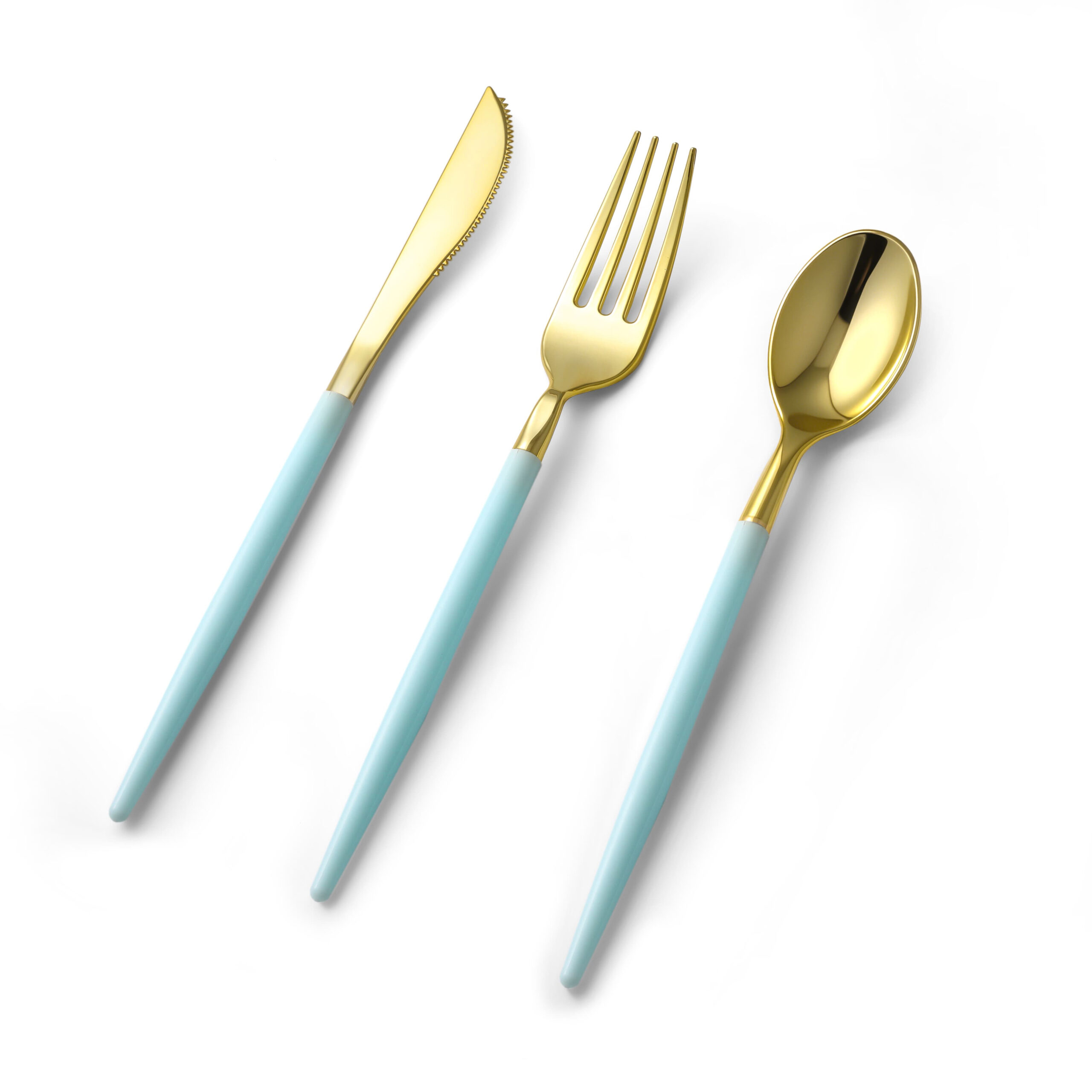 Mint Green•Gold Cutlery YD1001/YD1002/YD1003
