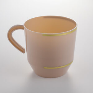 Linen With Gold Coffee Cup JC125