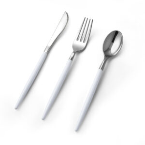 White•Silver Cutlery YD1001/YD1002/YD1003
